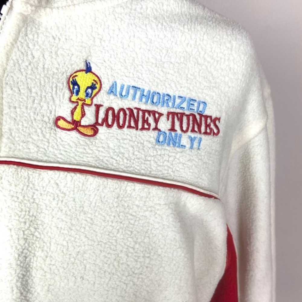 Vintage Looney Tunes Fleece Hoodie - image 2