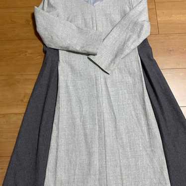 【In excellent condition】INDIVI Dress Gray