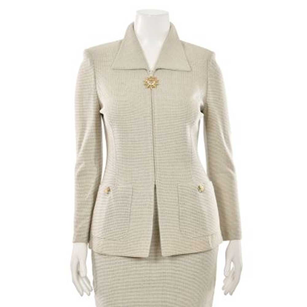 St. John Collection 2Pc Jacket & Skirt Suit in Li… - image 3