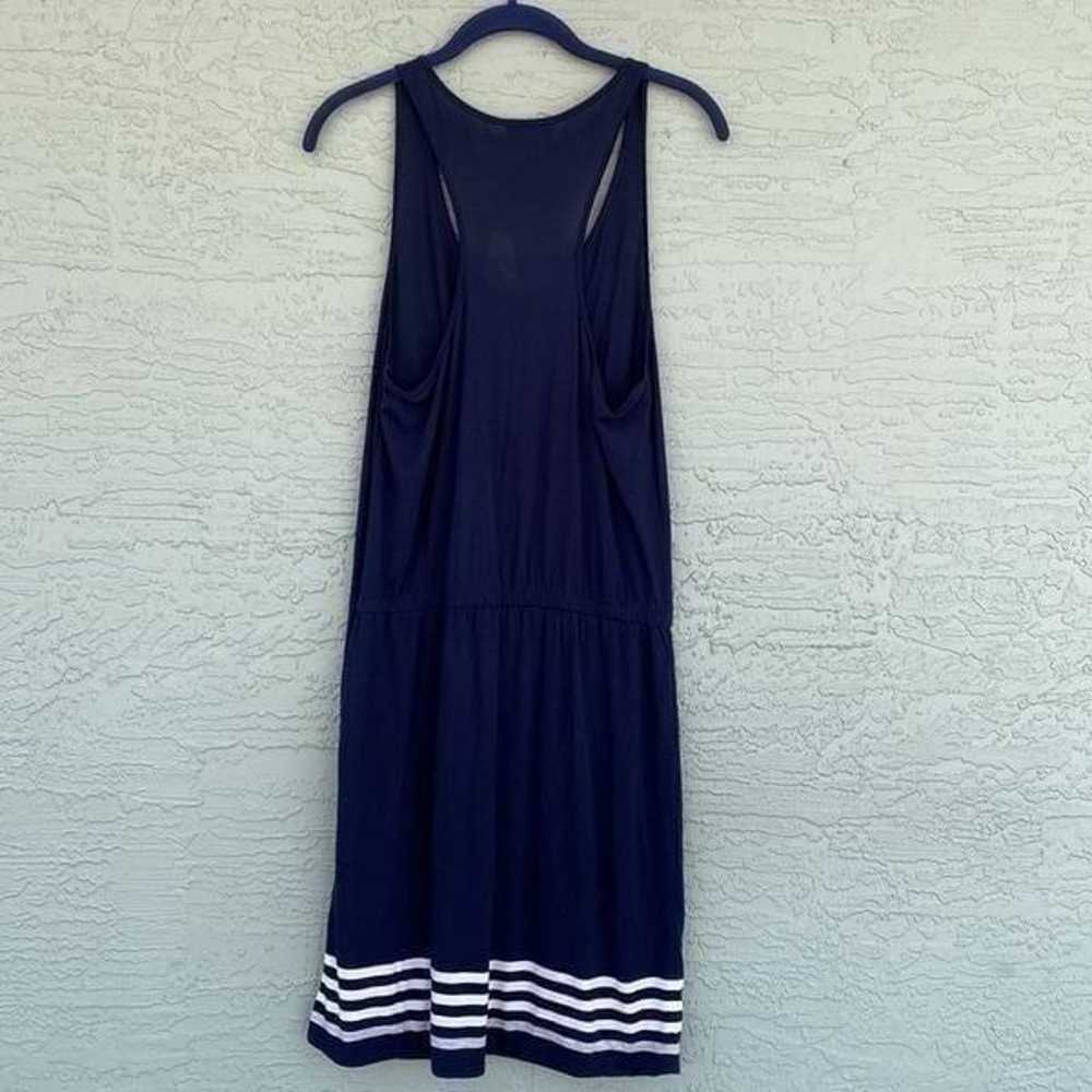 GAP Razorback Sleeveless Long Navy Blue  Dress Si… - image 6