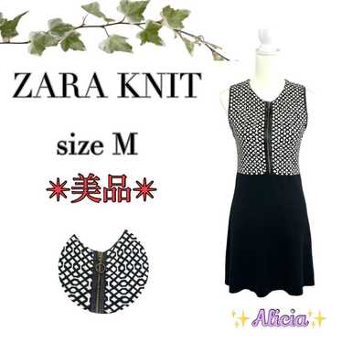 【Like New】ZARA KNIT size M Sleeveless Knit Dress