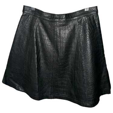 Alexis Leather mini skirt - image 1