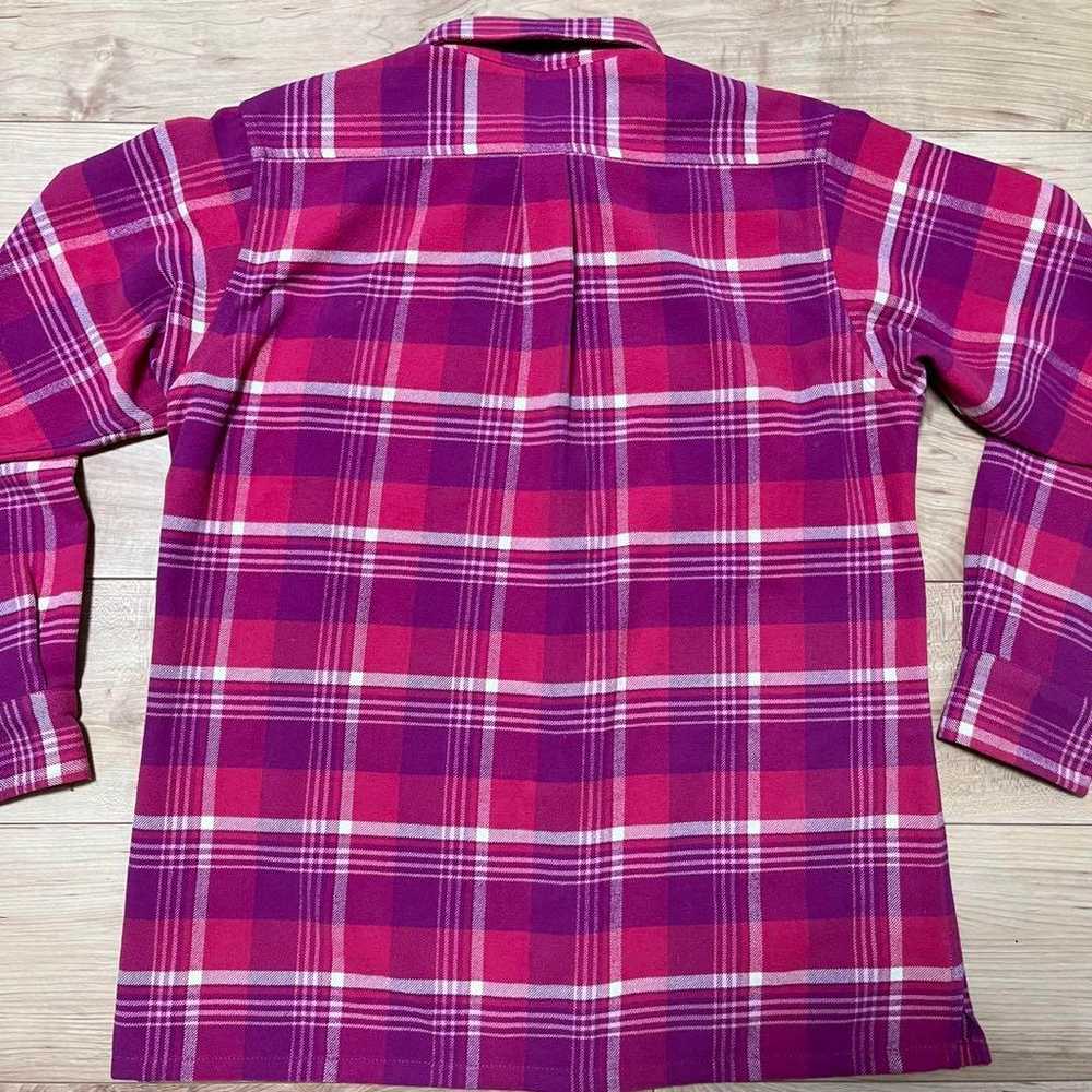 Mizuno Check Flannel Shirt Long Sleeve Outdoor - image 7