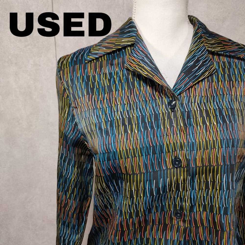 1921 Retro Nylon Shirt All-over Pattern Showa - image 1