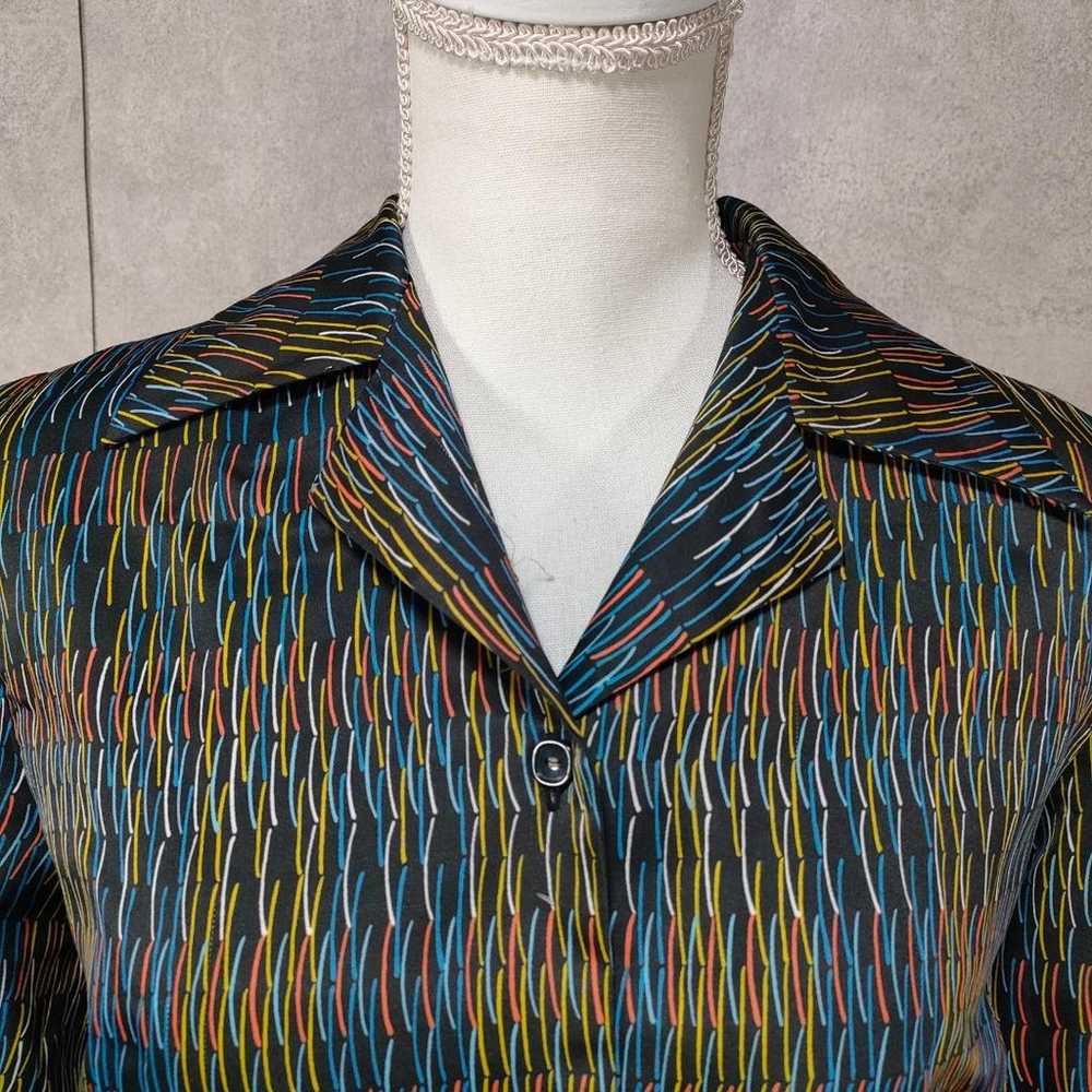 1921 Retro Nylon Shirt All-over Pattern Showa - image 3