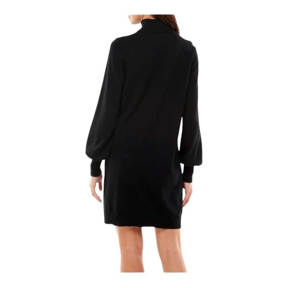 WAYF Black Morela Long Sleeve Turtleneck Sweater … - image 9