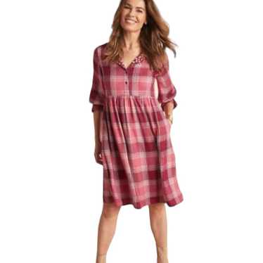 Matilda Jane Heart To Heart You & Me Plaid Dress M