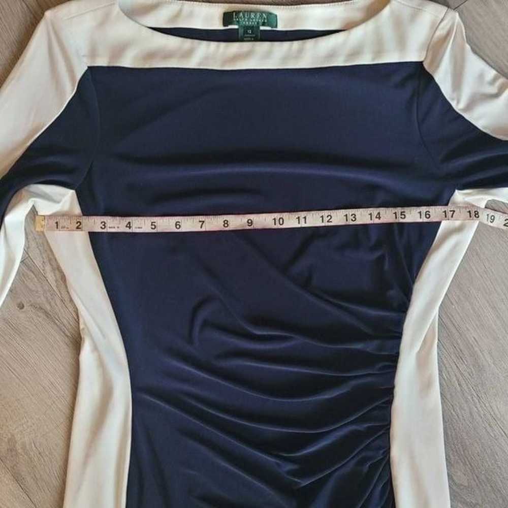 Lauren ralph lauren size 12 bodycon dress color b… - image 6