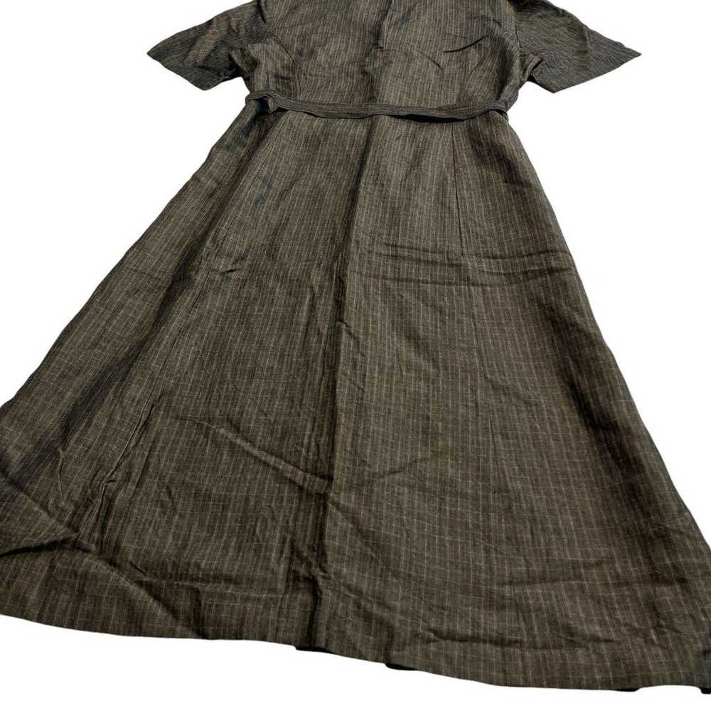 "MISS ONWARD" Shirt Dress [L] Gray Short Sleeve - image 10