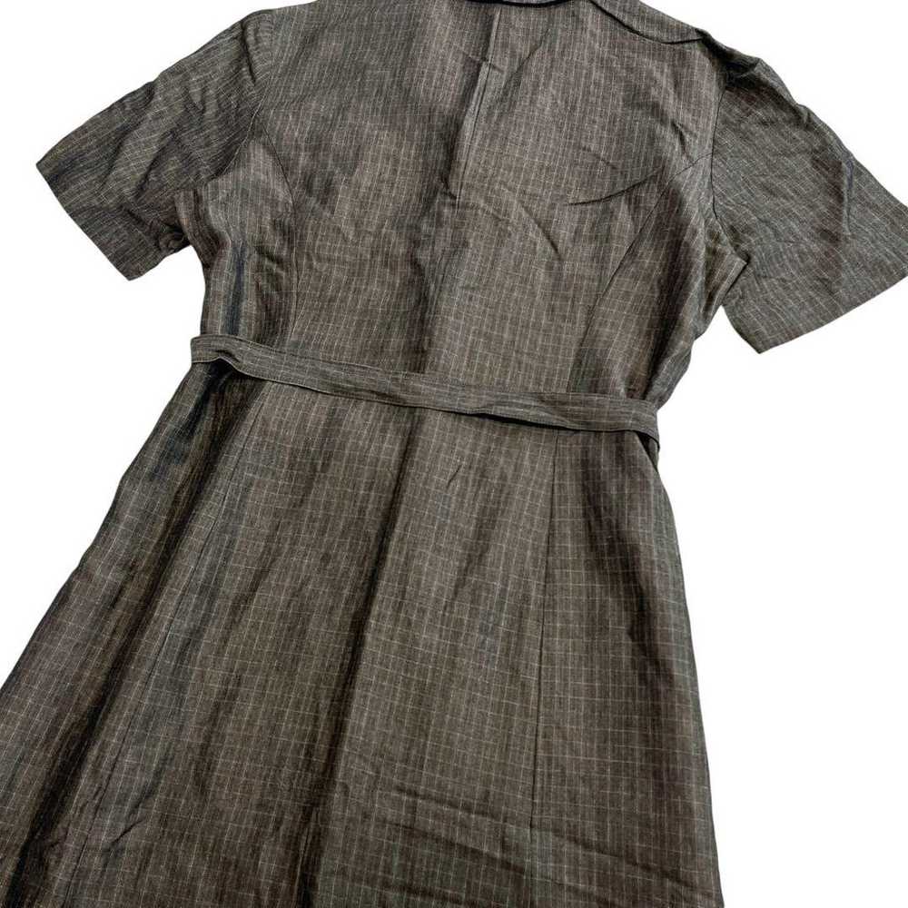 "MISS ONWARD" Shirt Dress [L] Gray Short Sleeve - image 9