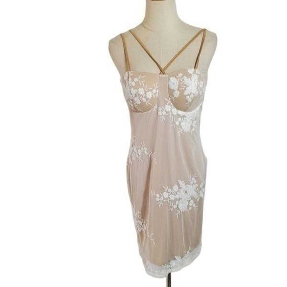 Material Girl White Lace Lingerie Dress - image 1