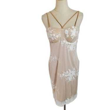 Material Girl White Lace Lingerie Dress - image 1