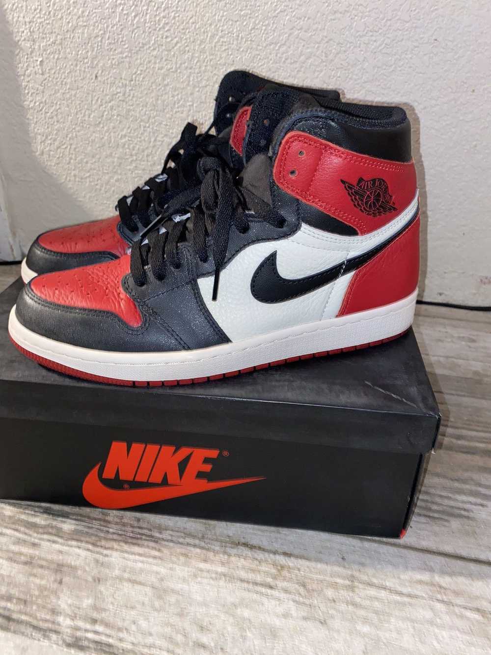 Jordan Brand Bred toe Jordan 1 - image 1