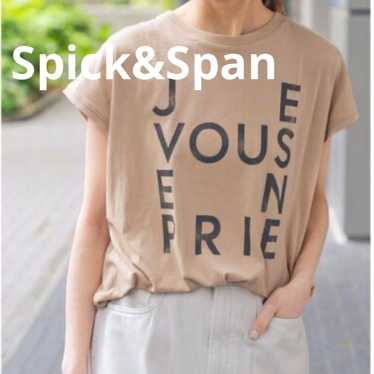 Spick and Span JEVOUSENPRIE T-shirt Logo Beige F