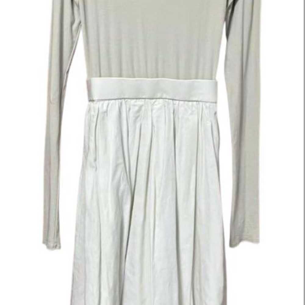 Mila Owen Long Dress Long Sleeve Light Gray - image 1