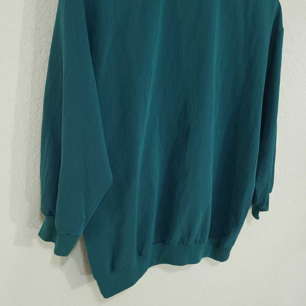 GW Graff Vintage Top Womens Size M Blouson Green … - image 12