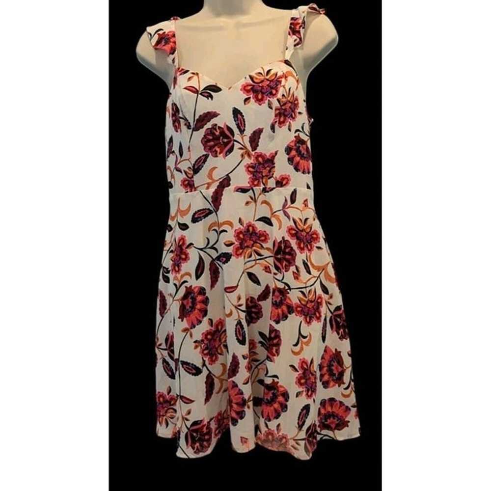 EXPRESS Sleeveless Dress Women Size 6 Floral Mult… - image 1