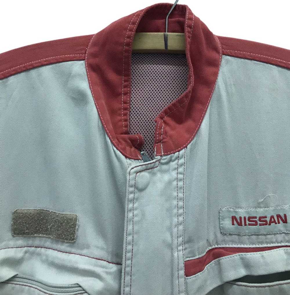 Nissin × Racing × Vintage Vintage Nissan Overall … - image 3