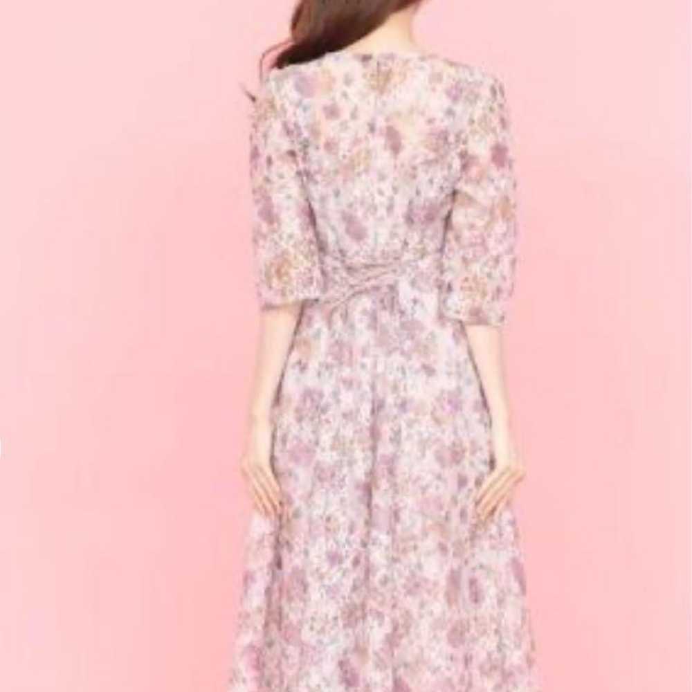 Will Selection Blurred Flower One-Piece Dress - image 2