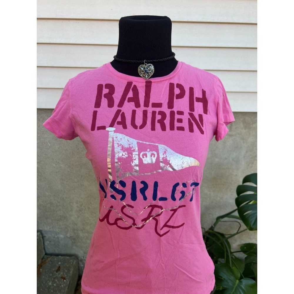 RALPH LAUREN • SMALL • Y2K BARBIE PINK PAINTED GR… - image 4