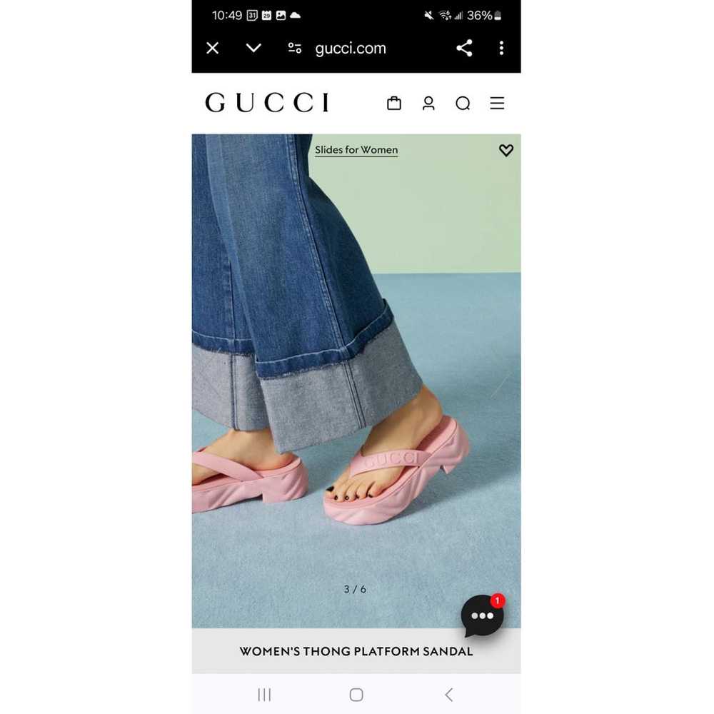 Gucci Flip flops - image 6