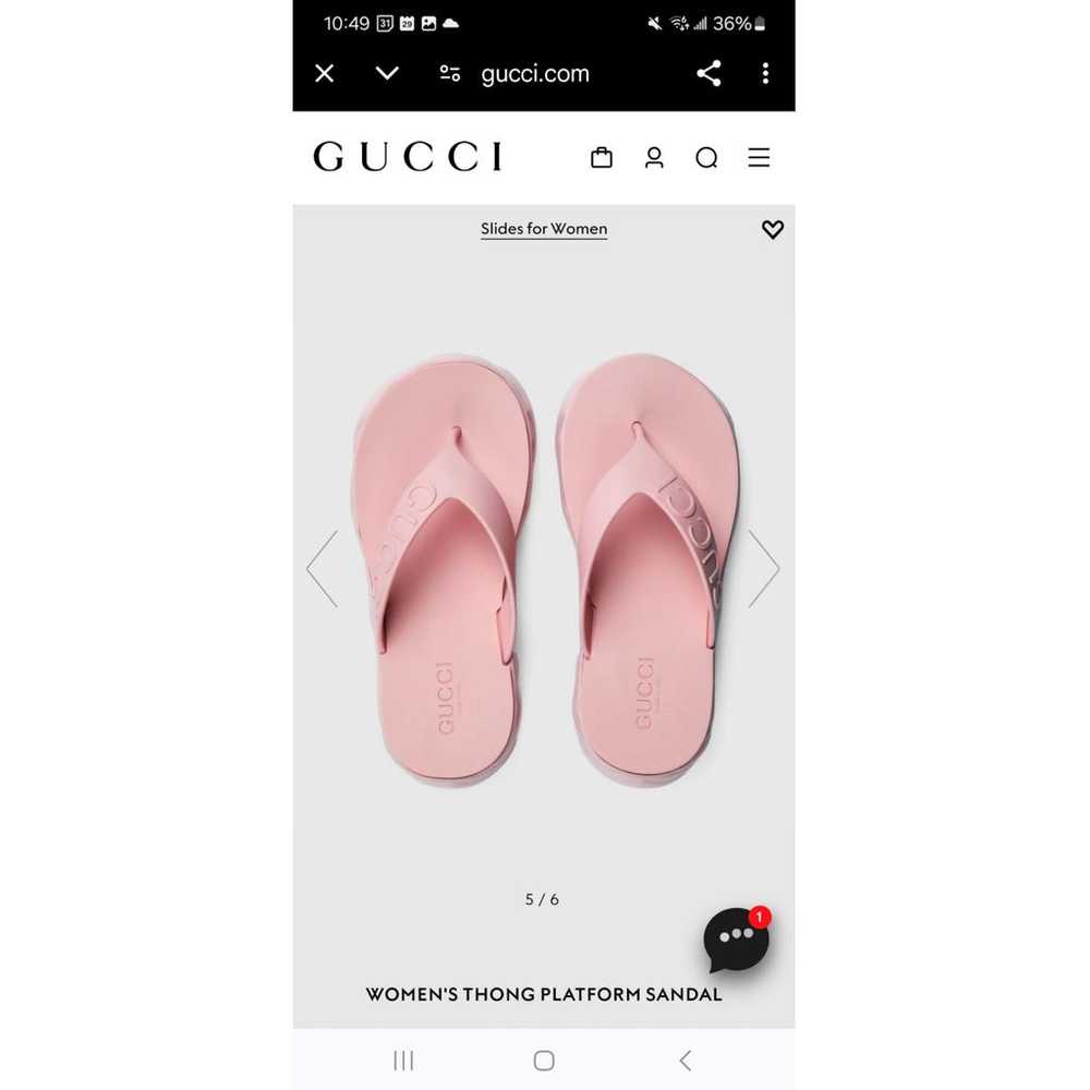 Gucci Flip flops - image 7