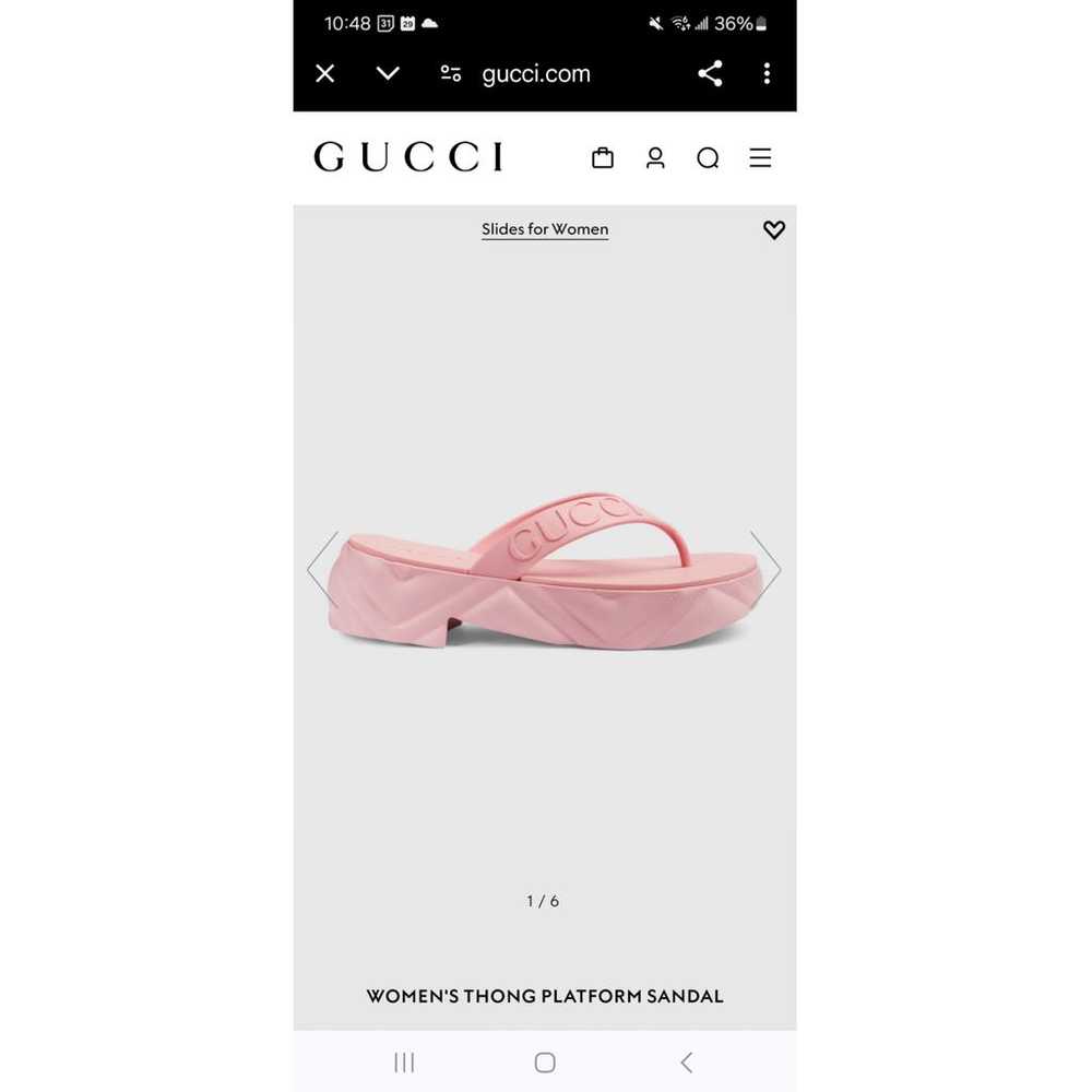 Gucci Flip flops - image 8