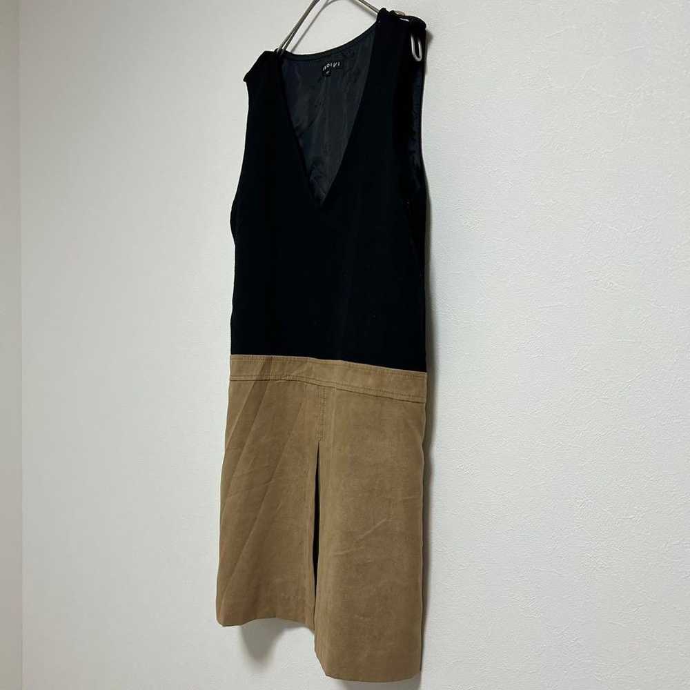 Indivi Sleeveless Dress Size L Docking - image 4