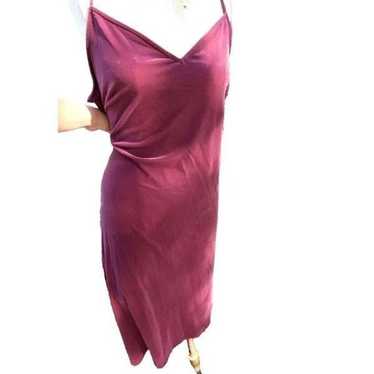 Time and Tru Dusty Mauve Velvet Dress Sz XL