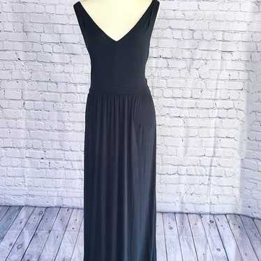 Ann Taylor Loft Navy Blue Sleeveless Maxi Dress - image 1