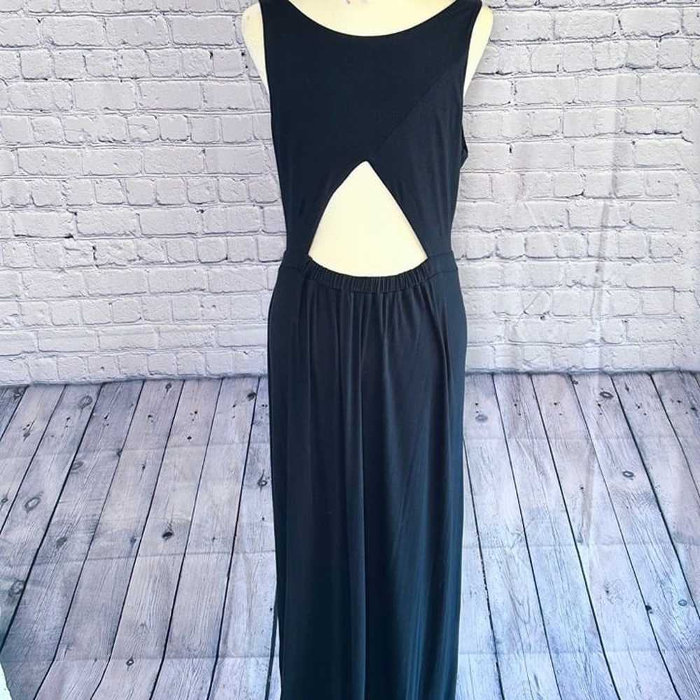 Ann Taylor Loft Navy Blue Sleeveless Maxi Dress - image 2