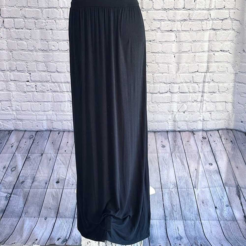 Ann Taylor Loft Navy Blue Sleeveless Maxi Dress - image 3