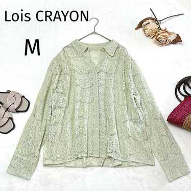 Lois Crayon Long Sleeve Blouse M Made in Japan Al… - image 1