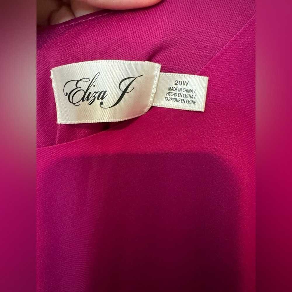 Eliza J Fuchsia Pink Purple Dress Size 20W - image 10