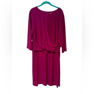 Eliza J Fuchsia Pink Purple Dress Size 20W - image 1