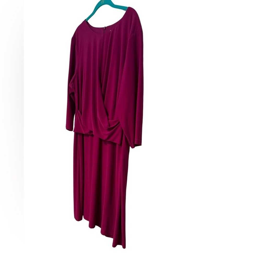 Eliza J Fuchsia Pink Purple Dress Size 20W - image 2