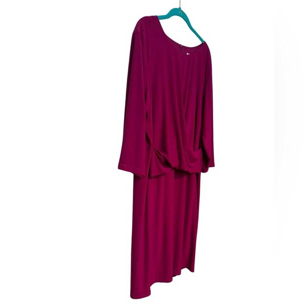 Eliza J Fuchsia Pink Purple Dress Size 20W - image 3