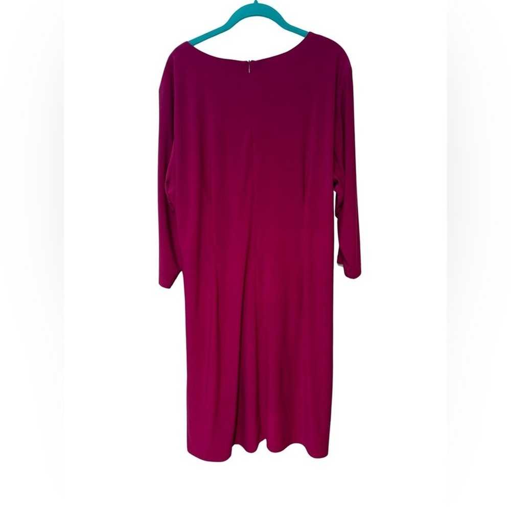 Eliza J Fuchsia Pink Purple Dress Size 20W - image 6