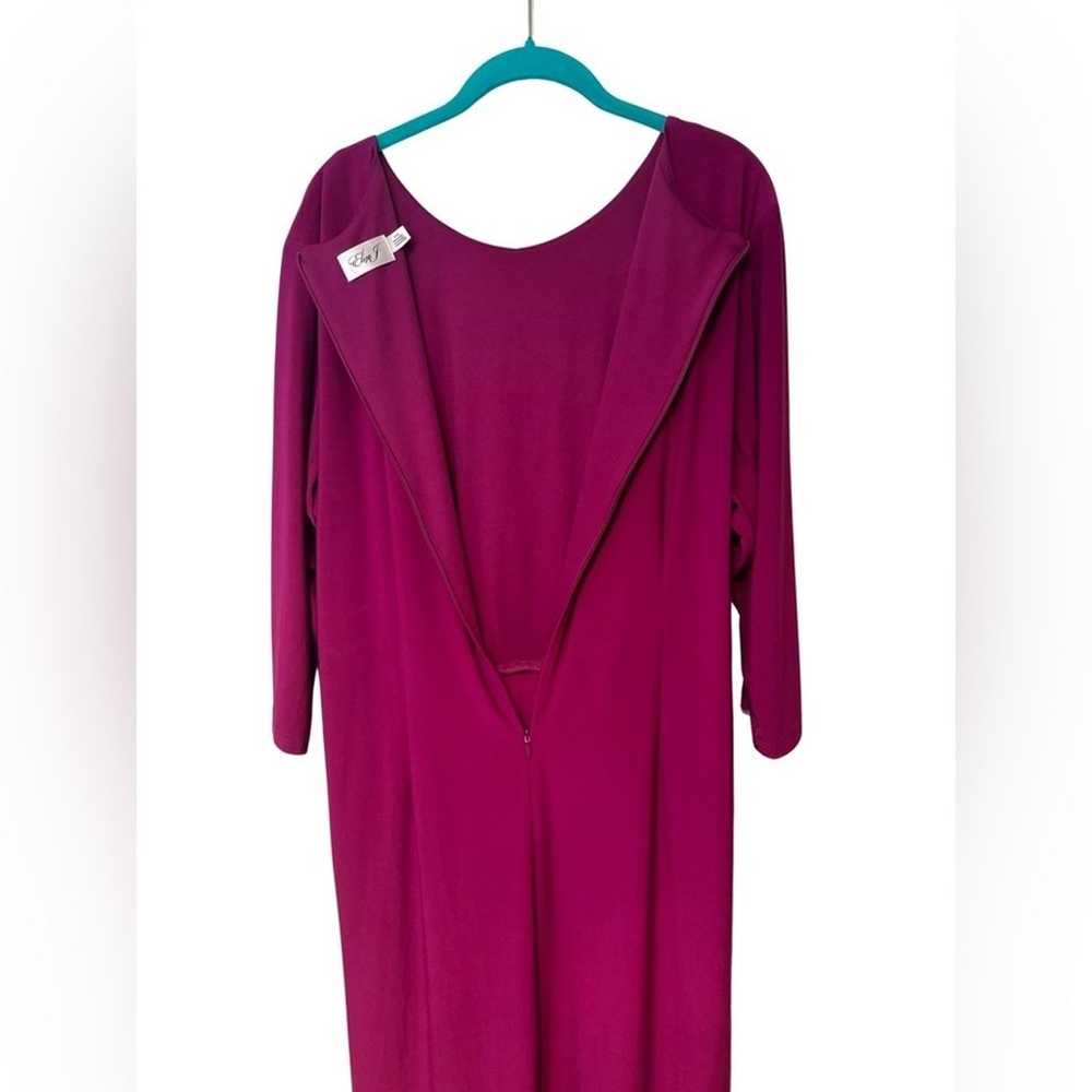 Eliza J Fuchsia Pink Purple Dress Size 20W - image 8