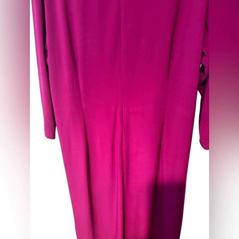 Eliza J Fuchsia Pink Purple Dress Size 20W - image 9