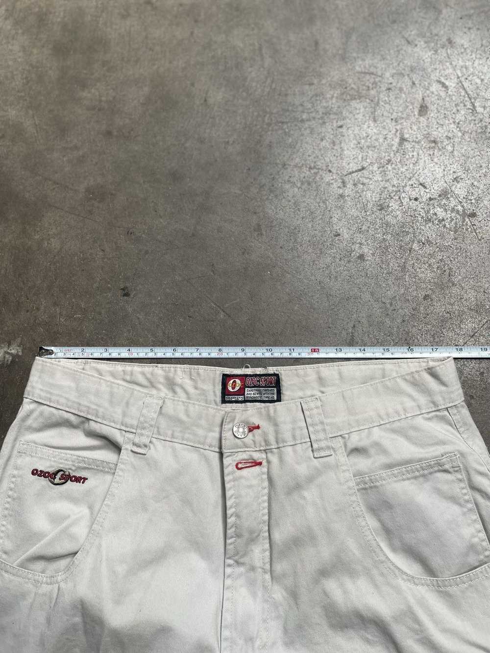 Japanese Brand × Southpole Y2K Baggy White Jeans … - image 10