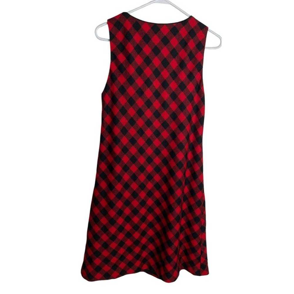 Talbots Shift Dress Wool Checkered - image 4