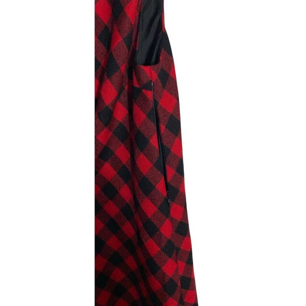 Talbots Shift Dress Wool Checkered - image 5