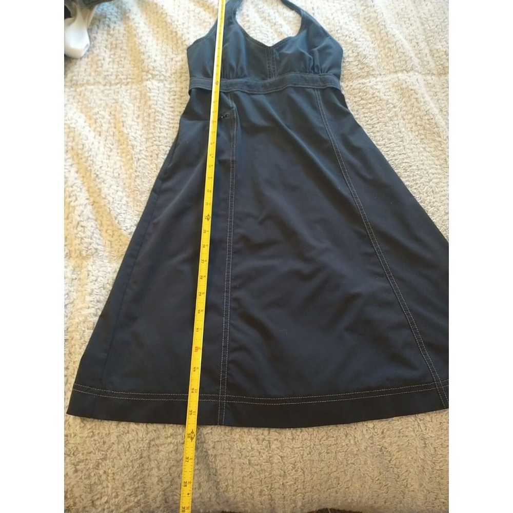 Athleta Halter Knee Length Black  Dress Small - image 8