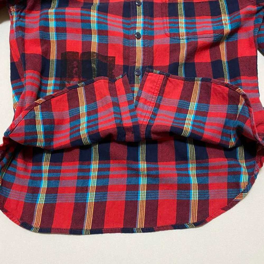 [Super Rare] STUSSY Flannel Shirt Classic Red Che… - image 10