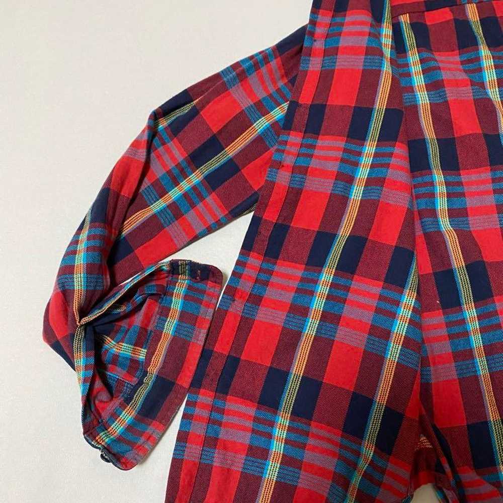 [Super Rare] STUSSY Flannel Shirt Classic Red Che… - image 5