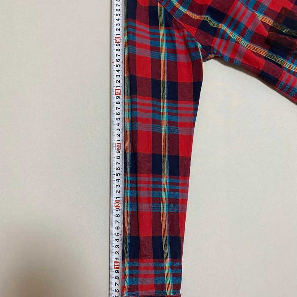 [Super Rare] STUSSY Flannel Shirt Classic Red Che… - image 7