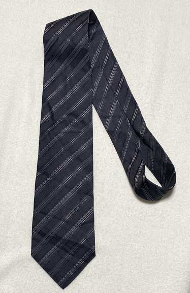 ROBERTO CAVALLI BLACK TIE 100% SILK STRIPED 56"/3.