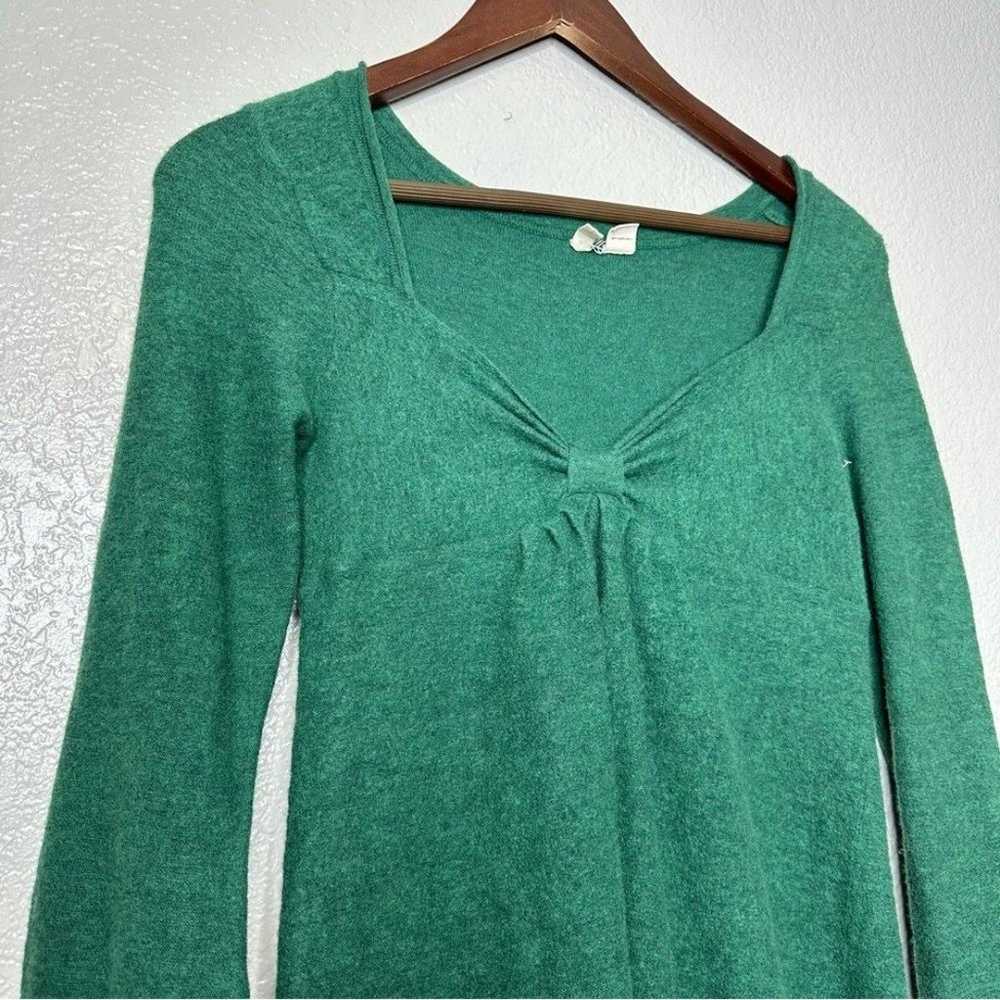 Anthropologie Moth Women's Wool Green Long Sleeve… - image 2