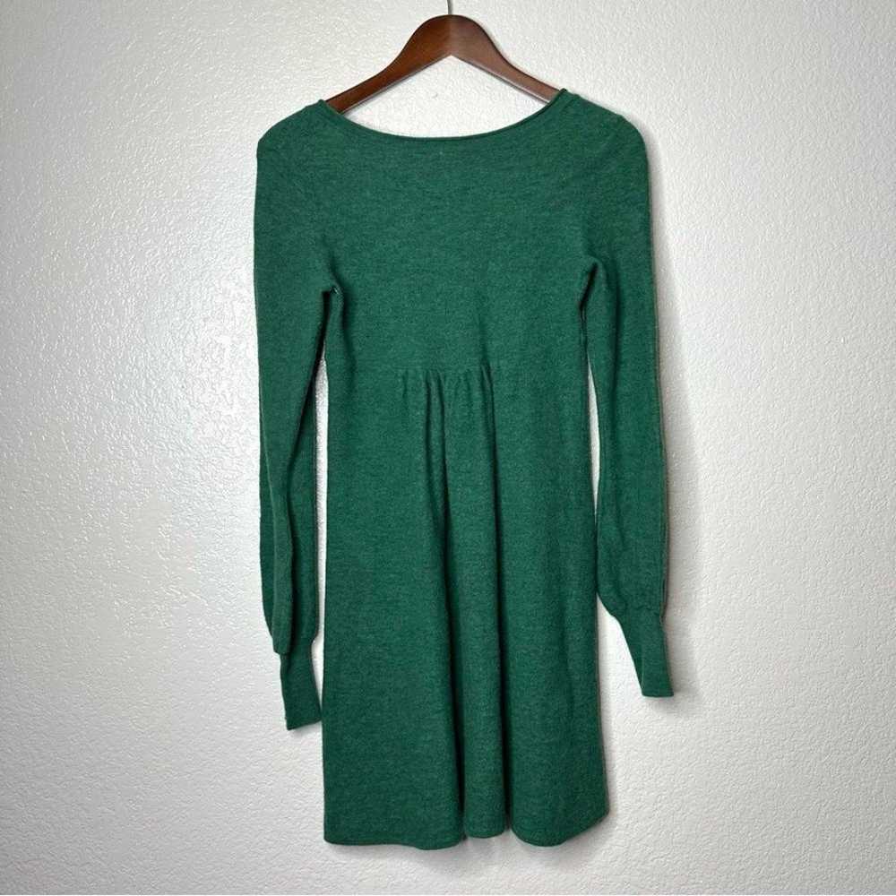 Anthropologie Moth Women's Wool Green Long Sleeve… - image 3